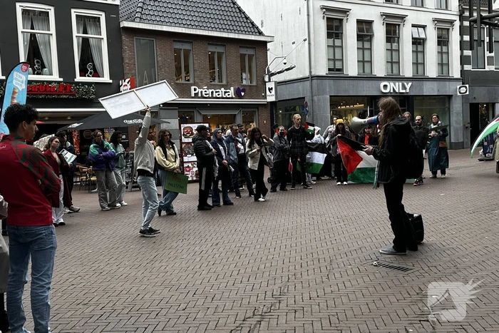 Pro-Palestina demonstratie abrupt beëindigd