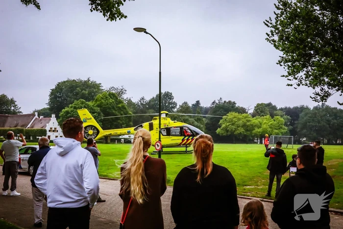 Veel bekijks bij inzet traumahelikopter