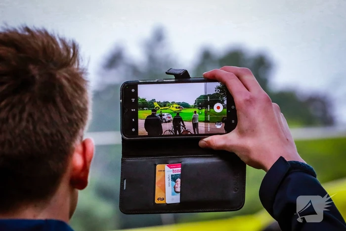 Veel bekijks bij inzet traumahelikopter