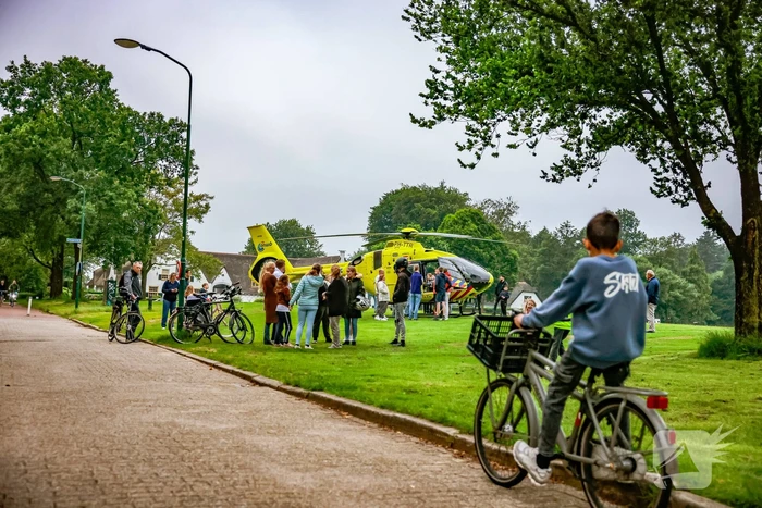 Veel bekijks bij inzet traumahelikopter