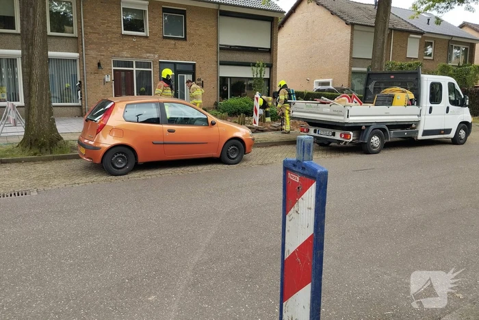 Gaslekkage na werkzaamheden glasvezel