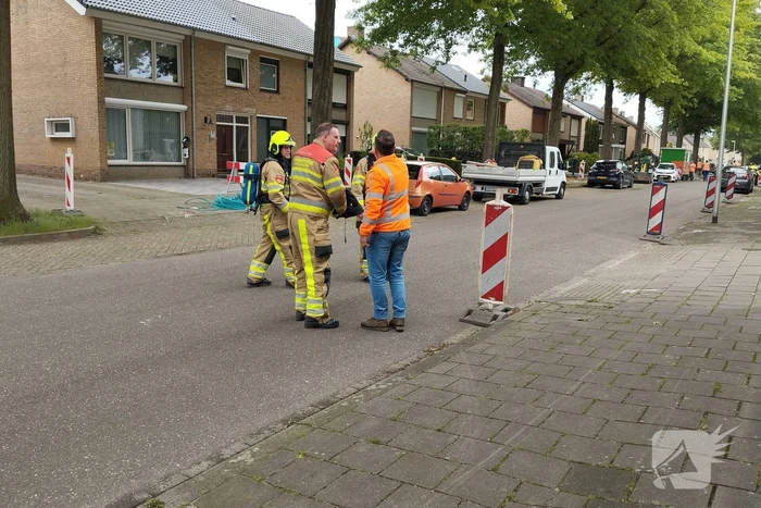 Gaslekkage na werkzaamheden glasvezel