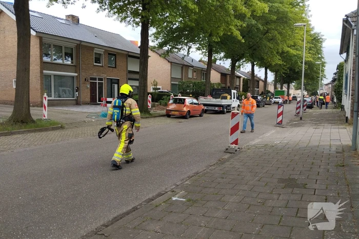 Gaslekkage na werkzaamheden glasvezel