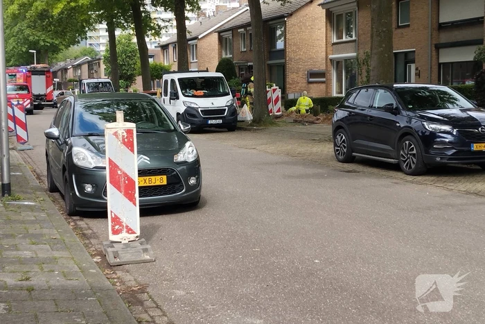 Gaslekkage na werkzaamheden glasvezel