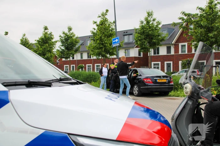 Politie tikt autoruit in nadat onwel geworden persoon tegen lantaarnpaal botst