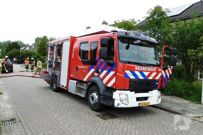 Brand op zolder snel onder controle