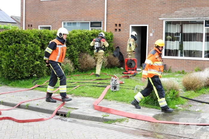 Brand op zolder snel onder controle