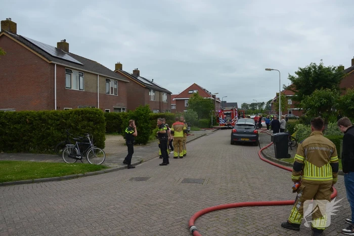 Brand op zolder snel onder controle