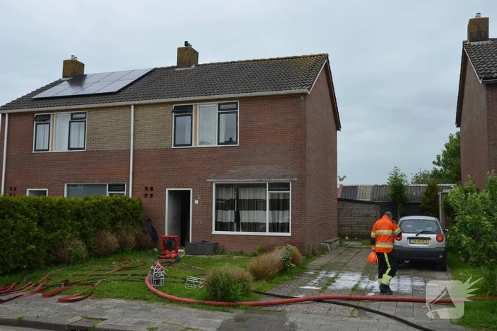 Brand op zolder snel onder controle
