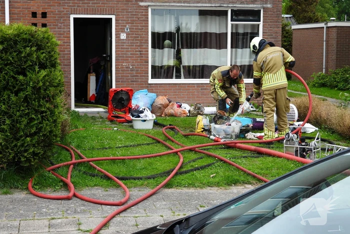 Brand op zolder snel onder controle