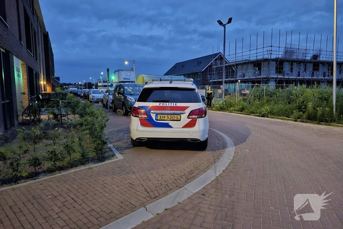 Speurhond ingezet na luid alarm op bouwterrein