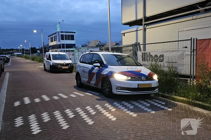 Speurhond ingezet na luid alarm op bouwterrein