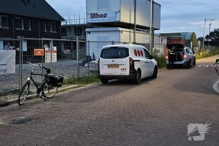 Speurhond ingezet na luid alarm op bouwterrein