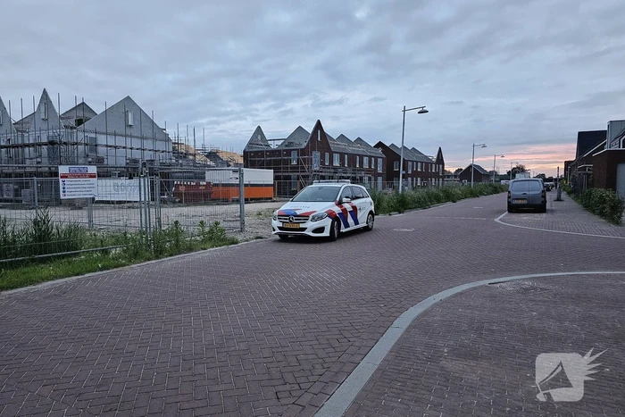 Speurhond ingezet na luid alarm op bouwterrein