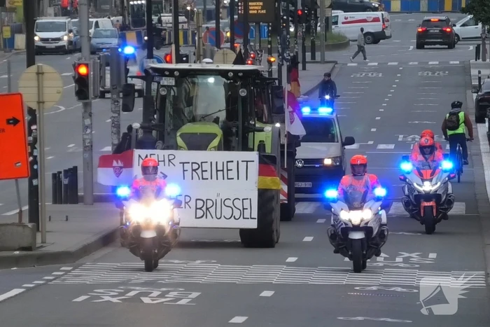 Protest in Brussel tegen EU-landbouwbeleid