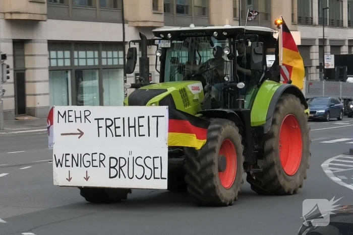 Protest in Brussel tegen EU-landbouwbeleid