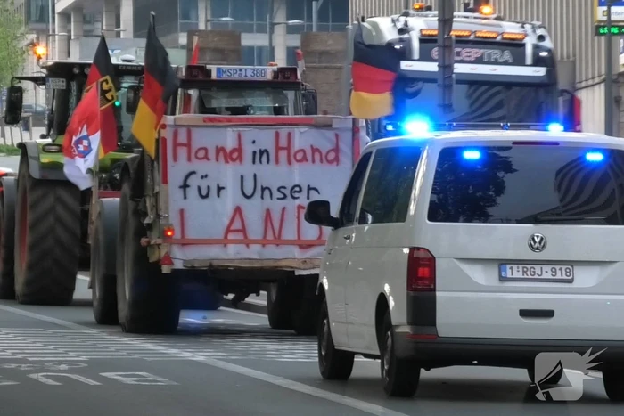 Protest in Brussel tegen EU-landbouwbeleid