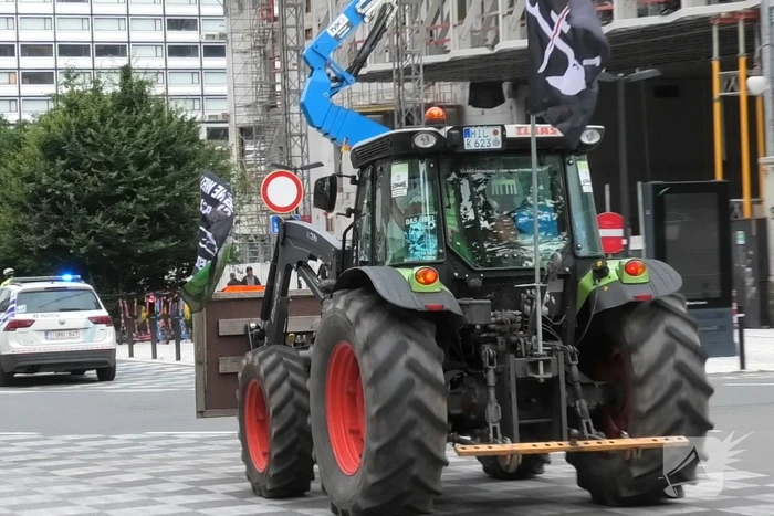 Protest in Brussel tegen EU-landbouwbeleid