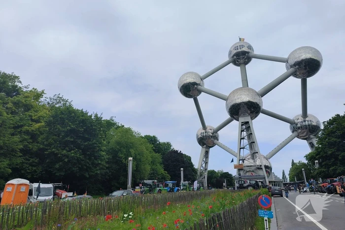 Protest in Brussel tegen EU-landbouwbeleid