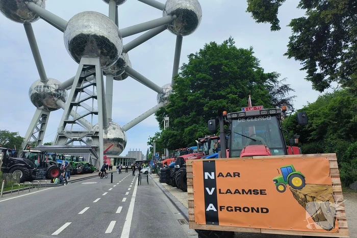 Protest in Brussel tegen EU-landbouwbeleid