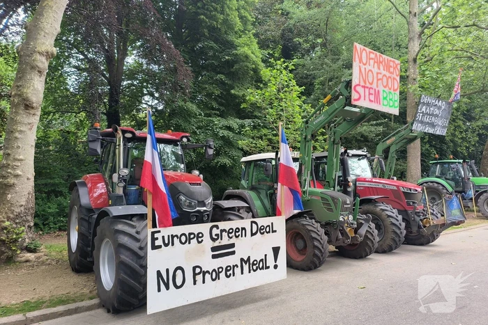 Protest in Brussel tegen EU-landbouwbeleid