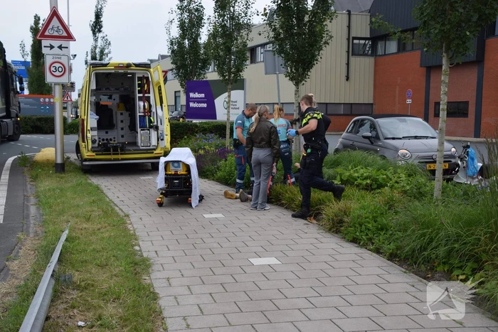 Scooterrijder gewond na ongeval