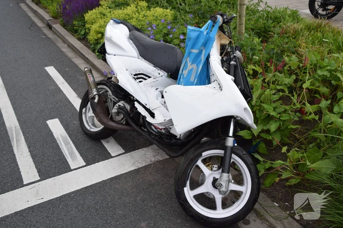 Scooterrijder gewond na ongeval