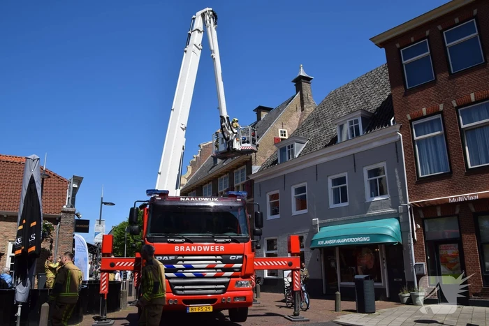 Brandweer aanwezig voor vogelnest