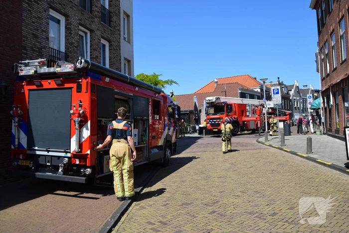 Brandweer aanwezig voor vogelnest