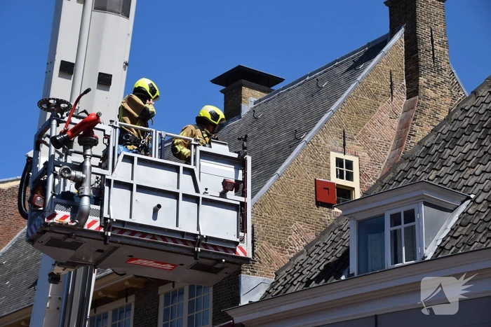 Brandweer aanwezig voor vogelnest