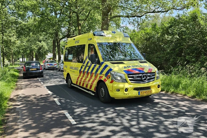 Bestuurder belandt tegen boom met auto