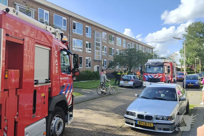 Brand in appartementcomplex