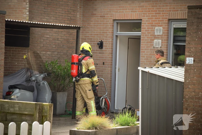 Gaslek in kruipruimte van woning