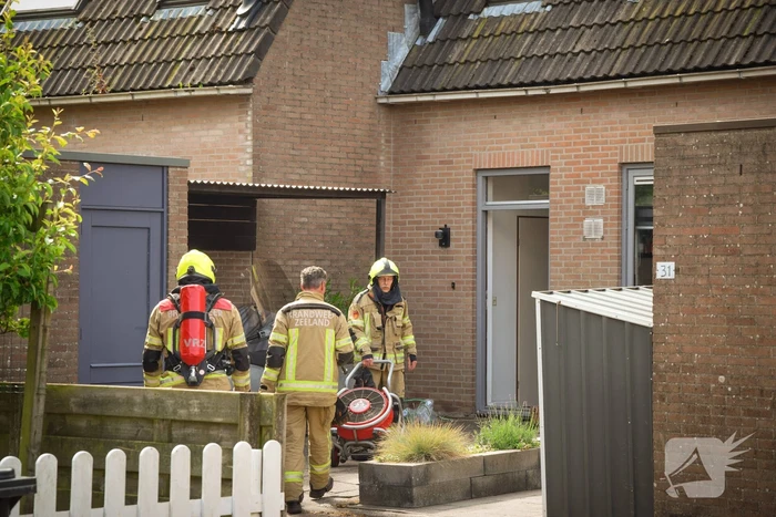 Gaslek in kruipruimte van woning