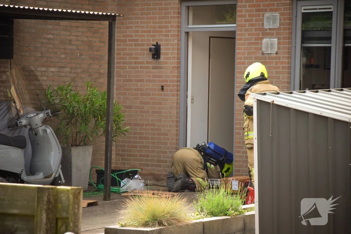 Gaslek in kruipruimte van woning