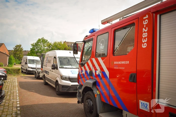 Gaslek in kruipruimte van woning