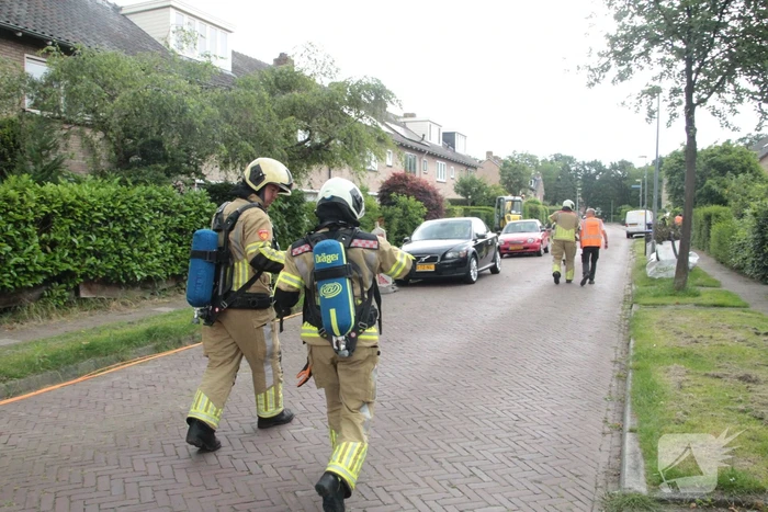 Gaslekkage na het aanleggen van glasvezel