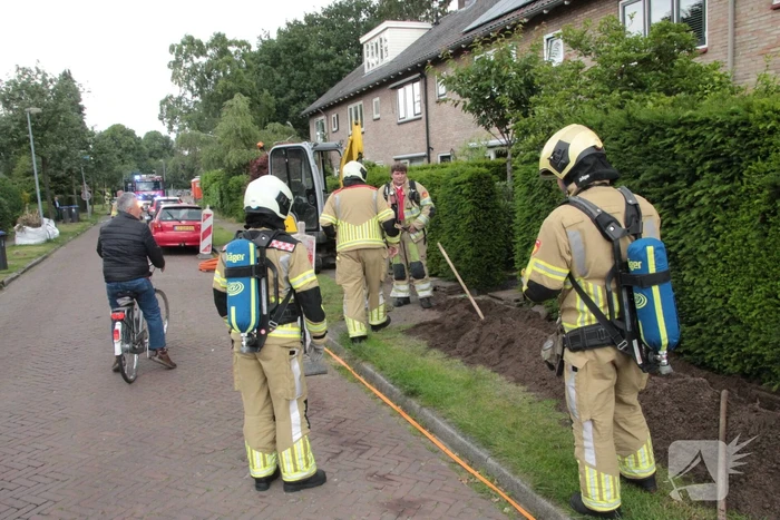 Gaslekkage na het aanleggen van glasvezel