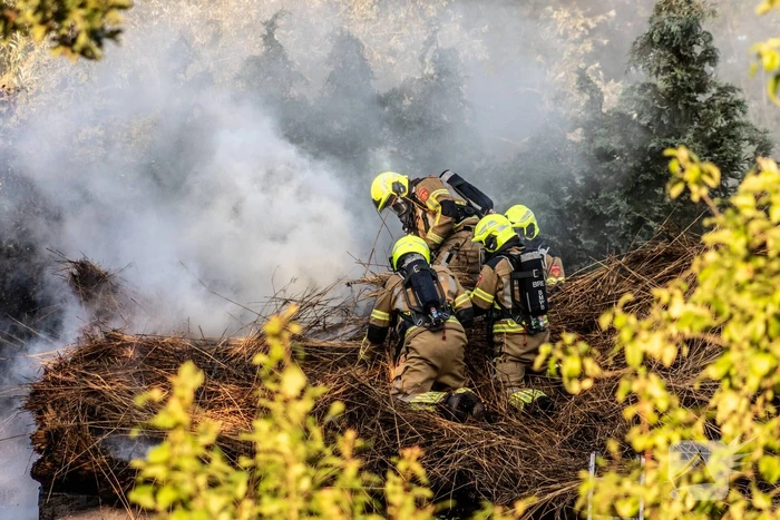 Veel schade na brand in schuur