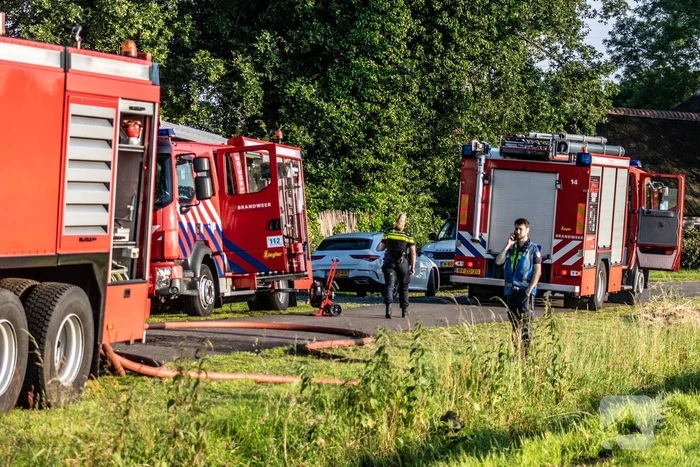 Veel schade na brand in schuur