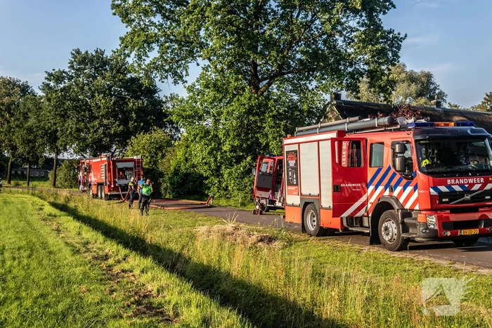 Veel schade na brand in schuur
