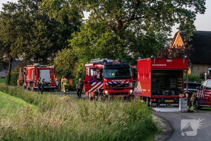 Veel schade na brand in schuur
