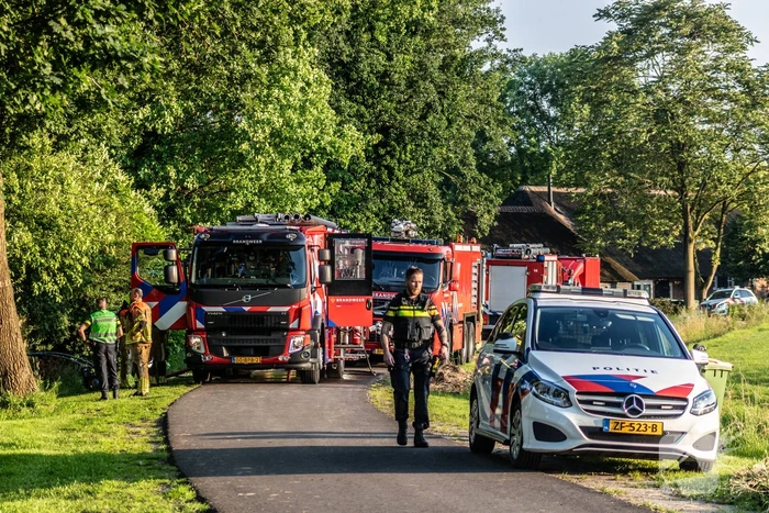 Veel schade na brand in schuur