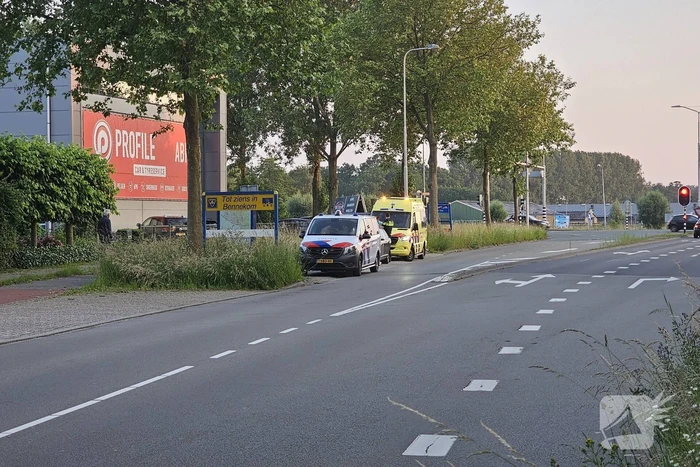 Schade na botsing op snelweg