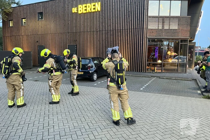 Brand in opslag van restaurant de Beren