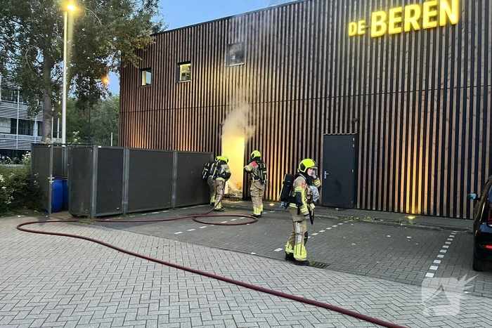 Brand in opslag van restaurant de Beren