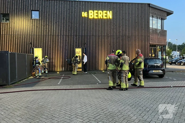 Brand in opslag van restaurant de Beren