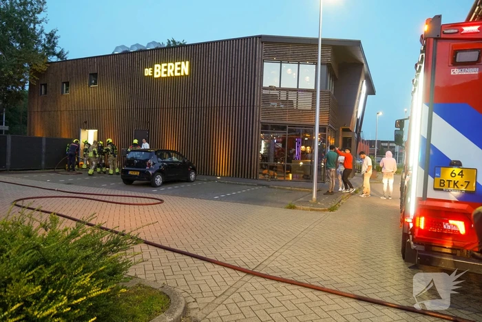 Brand in opslag van restaurant de Beren