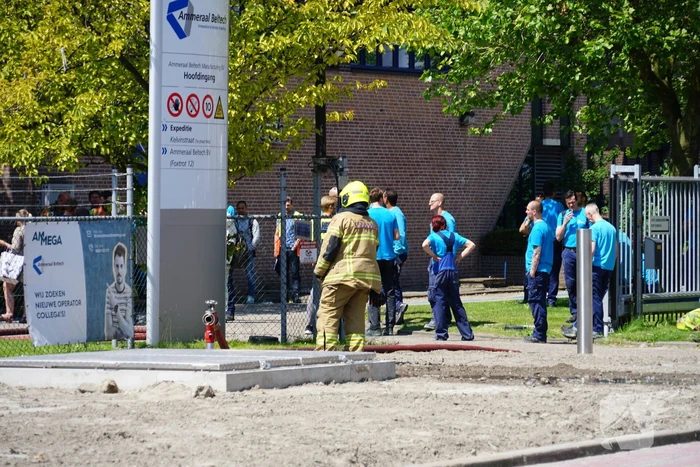 Brand bij bedrijf in transportmaterieel