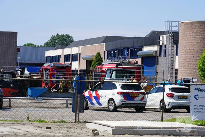Brand bij bedrijf in transportmaterieel